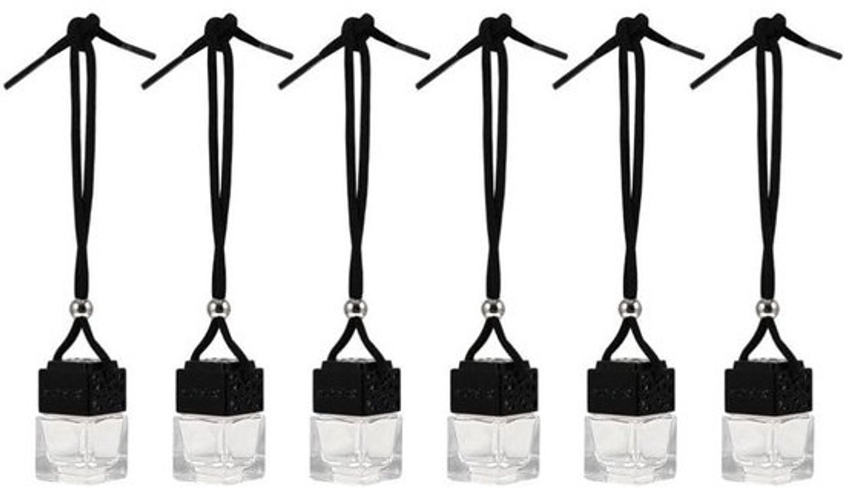 6 stuks lege navulbare autoparfumhangers - Aromatherapie voor auto en huis