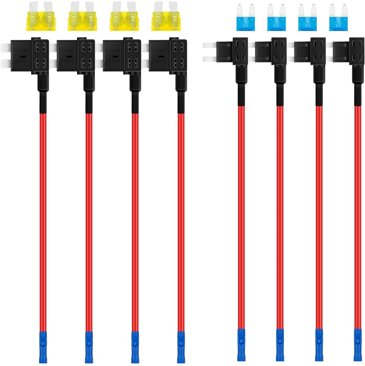 JatilEr Power Thief 8 Pieces Power Thief Protection Standard Mini Power Thief 2 Types Power Thieves Car with Car Fuse - ShopVlot