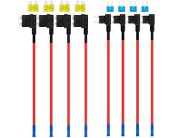 JatilEr Power Thief 8 Pieces Power Thief Protection Standard Mini Power Thief 2 Types Power Thieves Car with Car Fuse - ShopVlot