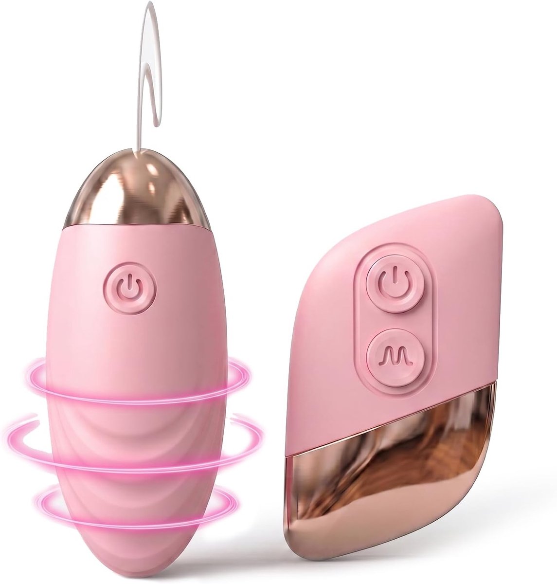 Vibrator met afstandsbediening voor stellen en vrouwen, vibrerend ei met afstandsbediening (12 standen) voor G-spot en - ShopVlot