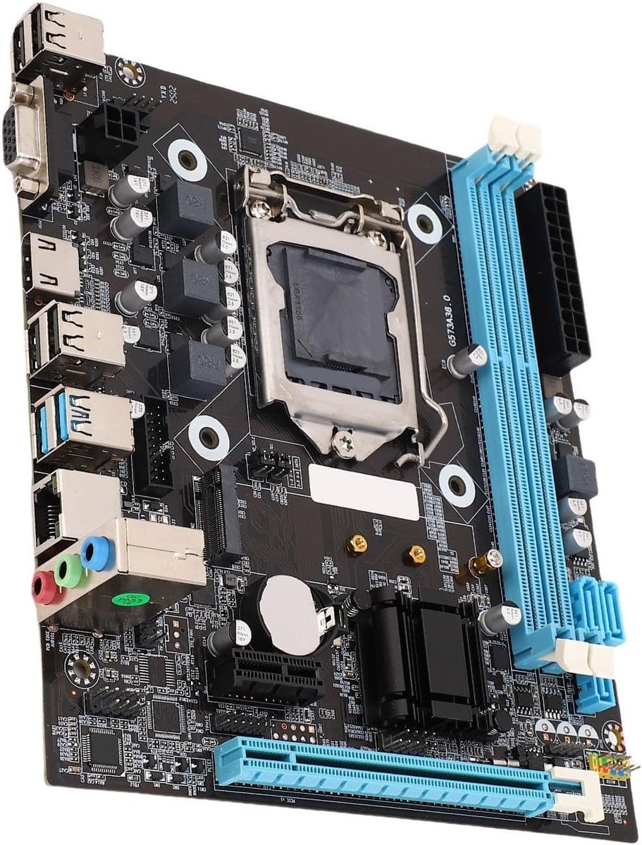 Gaming moederbord H81 voor LGA 1150 Dual Channel DDR3 PC met high-speed M.2 interface I O moederbord voor games 1600 MHz