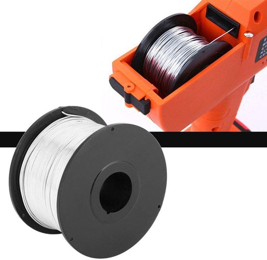 4 Stuks Laag Koolstofstaal Draadspoelen 110m x 0.8mm voor Automatische Bevestigingsmachines en Fixatietools — afbeelding 5