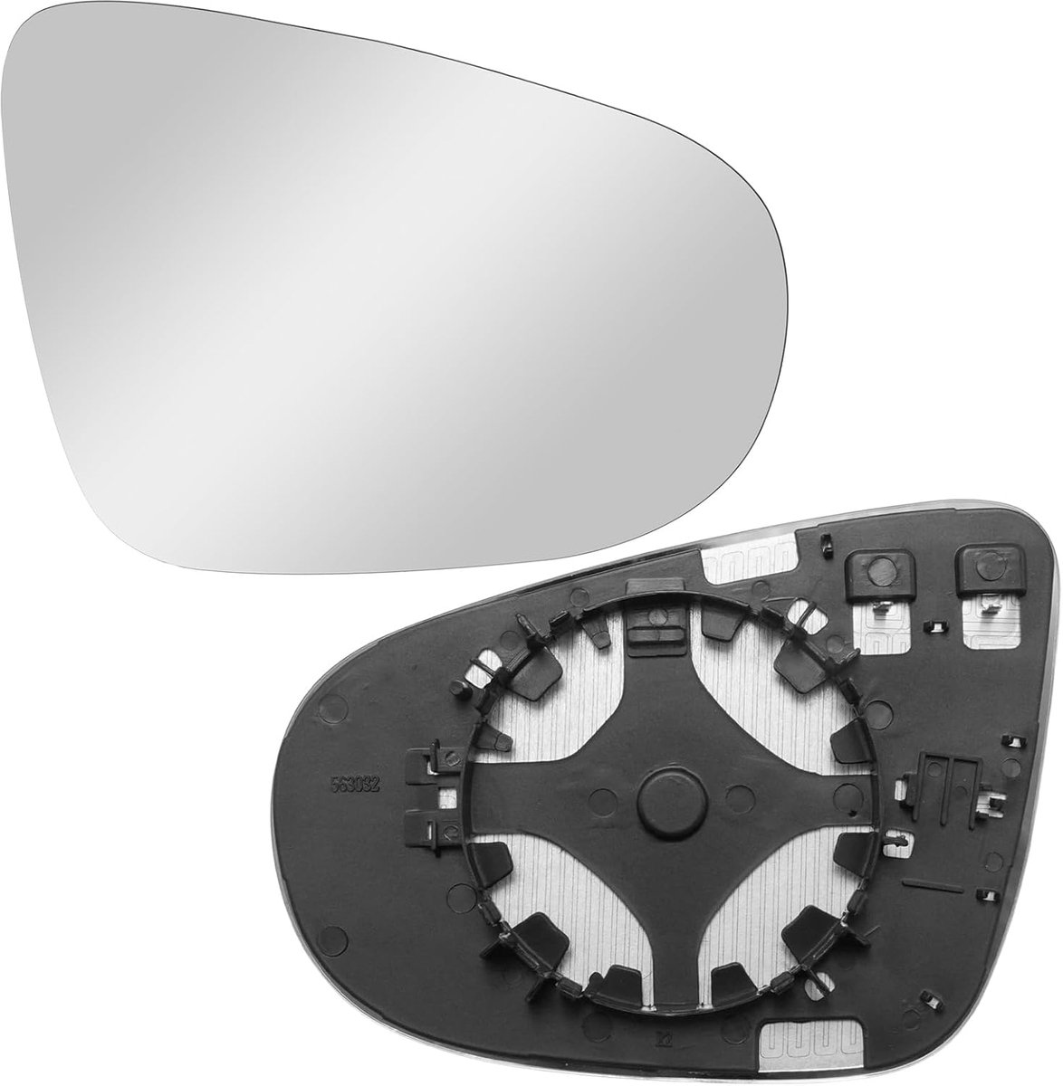 5K0857522 Verwarmbare spiegelglasvervanging voor VW Golf 6 2008-2012 / Touran 2010-2015, verstelbaar rechts - ShopVlot