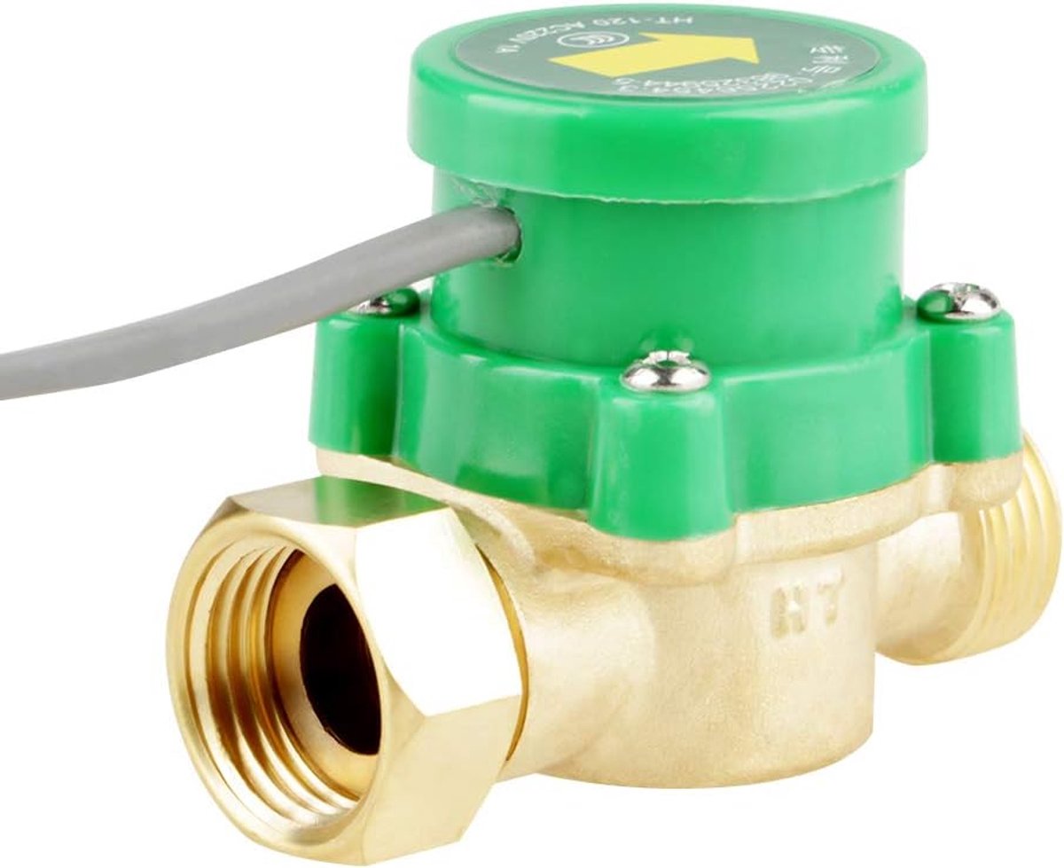 NTH products - Waterpompschakelaar - Pompdoorstroomschakelaar - Stabiele prestaties - Groen - Huishoudelijk gebruik - Voor lage waterdruk - Geschikt voo...