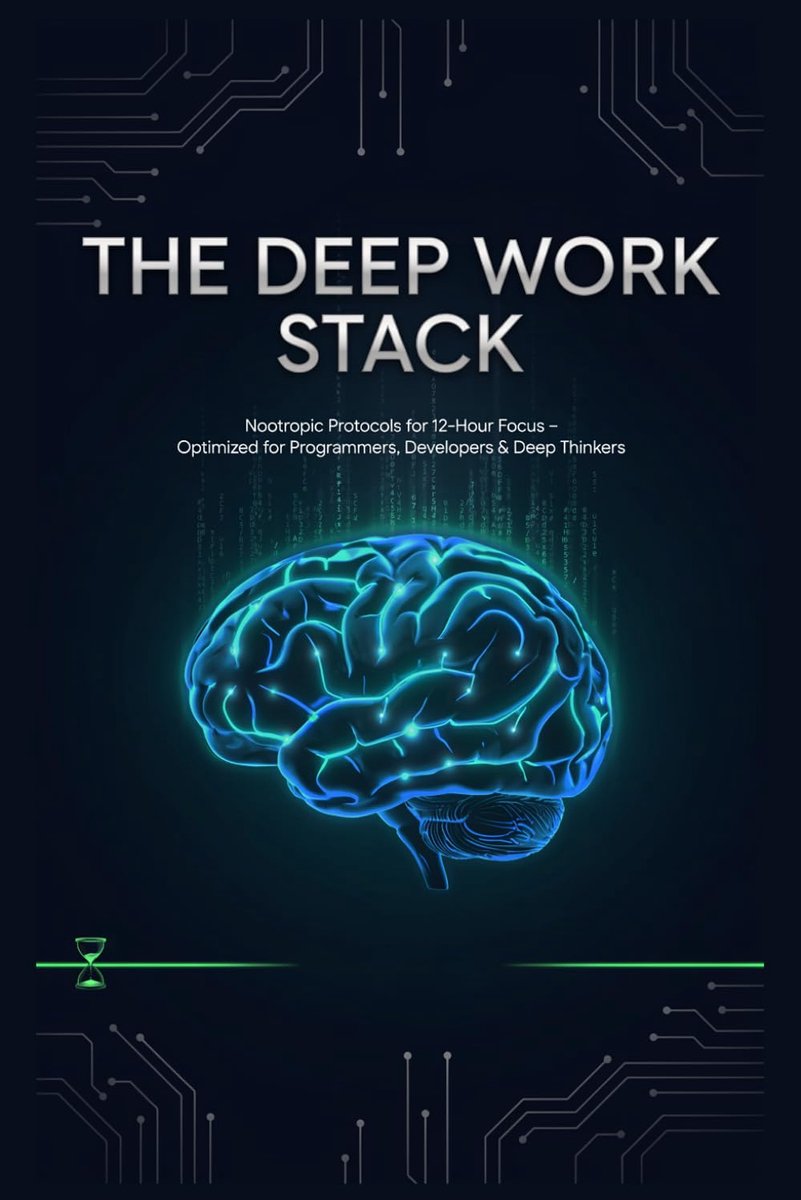 The Deep Work Stack: Nootropic Protocols for 12-Hour Focus – Optimized for Programmers, Developers & Deep Thinkers - ShopVlot
