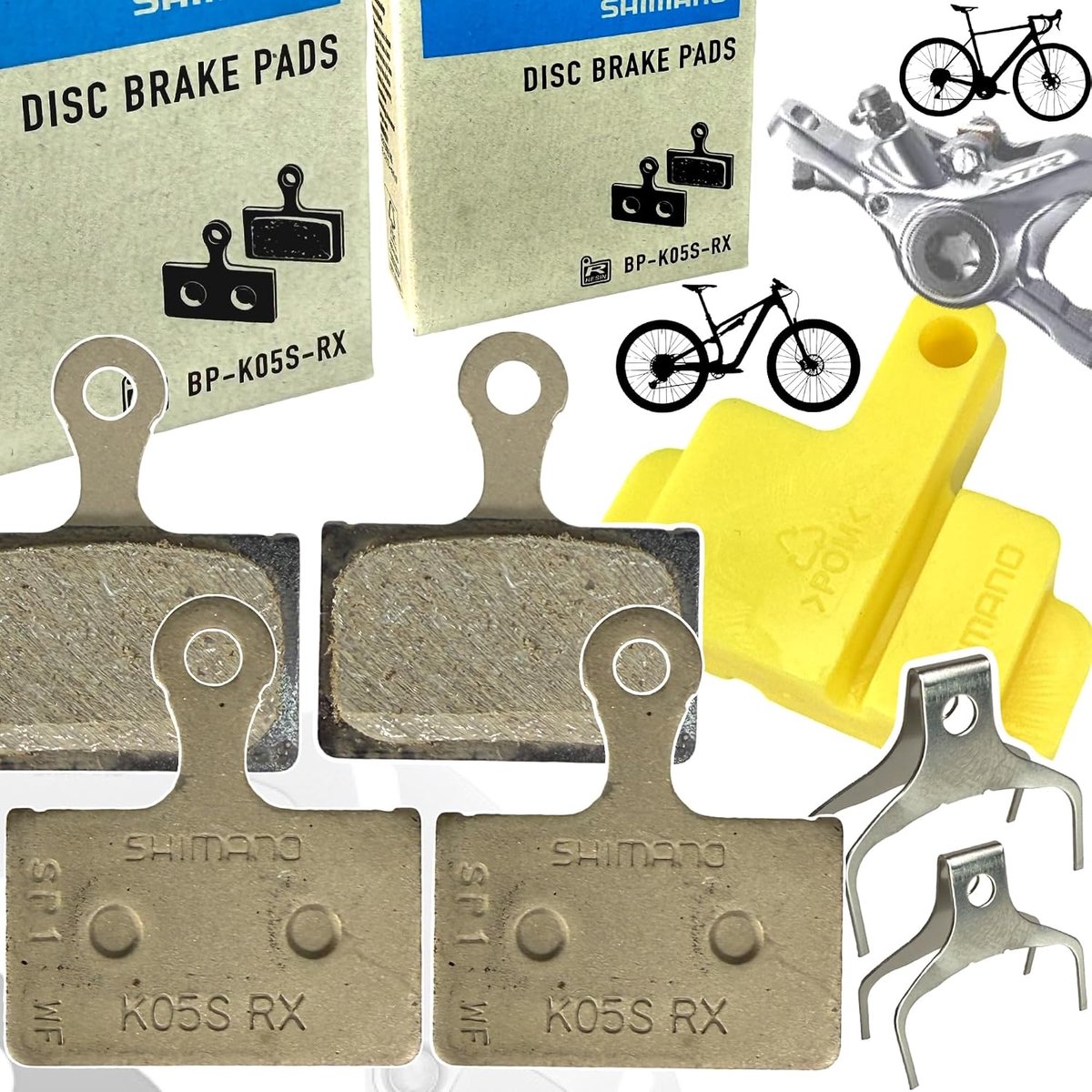 F26 Original BP-K05S-RX Resin remblokken, Shimano K03S - ShopVlot