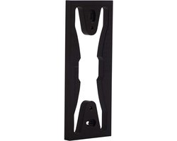 Opbouwframe - voor intercom - Montageframe - Installatie - voor deurcommunicatie - Kunststof POM - materiaal - 223 x 88 cm - Zwart