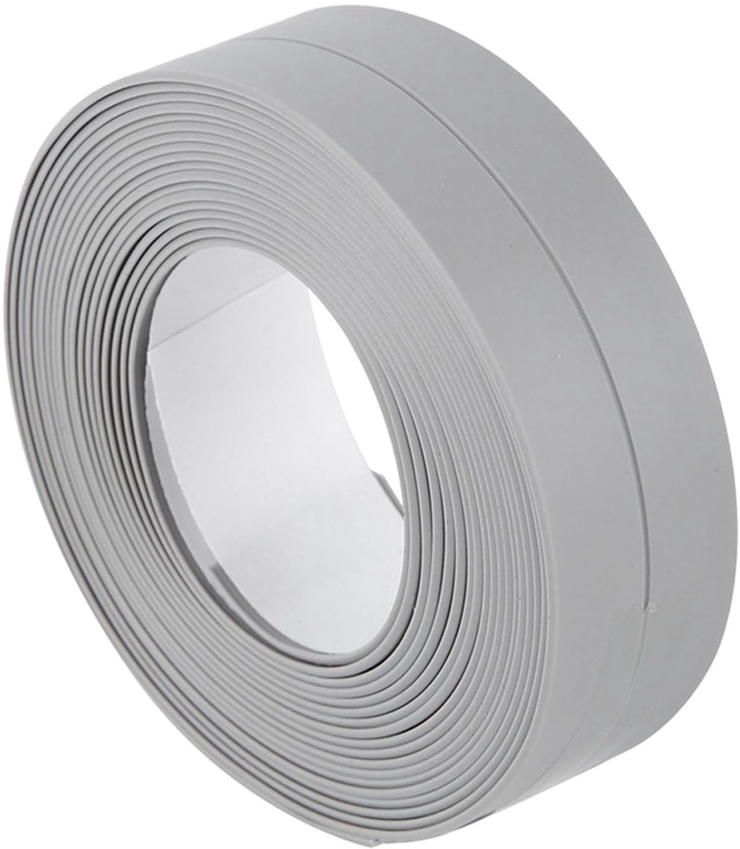 Afdichtstrip Douchedeur Waterdicht - Afdichtstrip Fornuis - Flexibel PVC - Schimmelbestendig - 3,2m - Eenvoudig aan te brengen