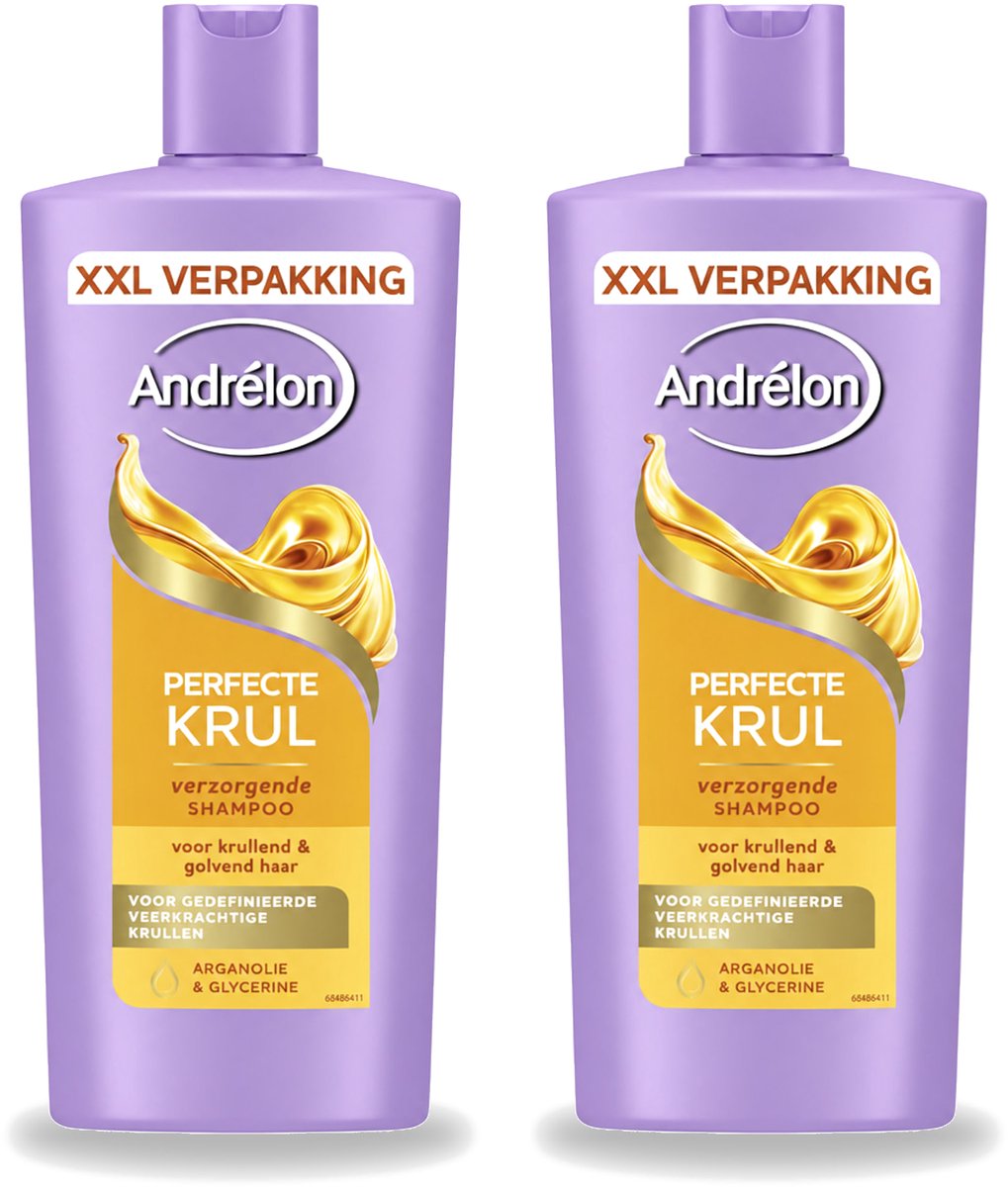 2 x Andrélon – Shampoo – Perfecte Krul – 685 ml - Voordeelverpakking - 2 stuks