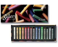 Mungyo Gallery Soft Pastels in kartonnen doos - 15 passen - levendige kleuren