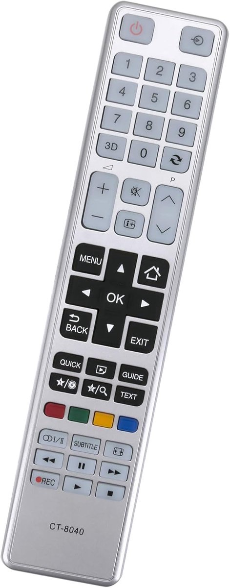 ALLIMITY CT-8040 75038887 Remote Control Replacement for Thoshiba LED LCD TV 55L5447DG 55L5445DG 48T5445DG 48L5443DG - ShopVlot