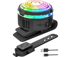 Tubasion XL Dog Collar for 2 Applications, Rechargeable 8 Modes, LED Safety Light, Dog Collar with Silicone Band, IPX7 - ShopVlot