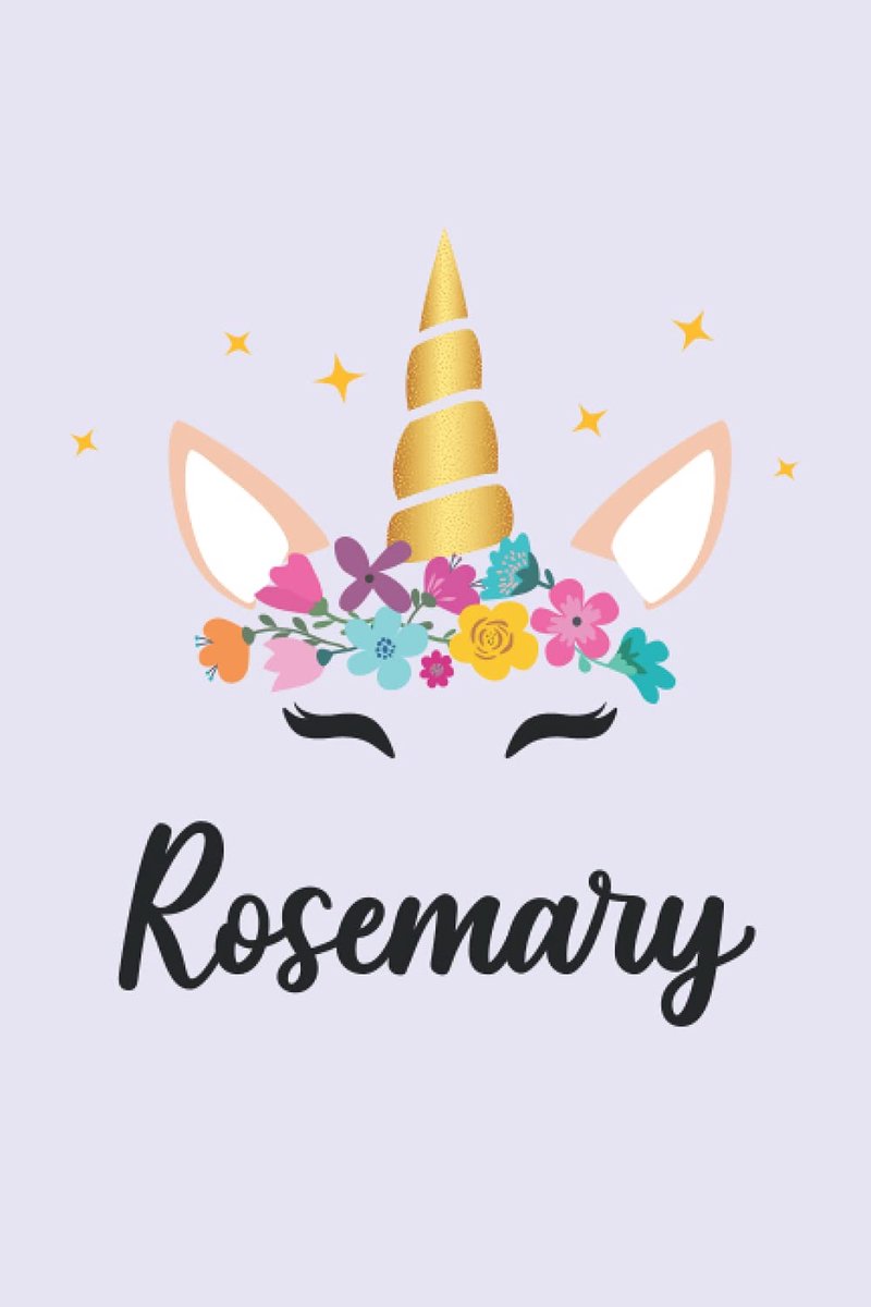 Rosemary: Personalized Name Notebook - Wide Ruled Paper Notebook Journal - For Teens Kids Students Girls - ShopVlot
