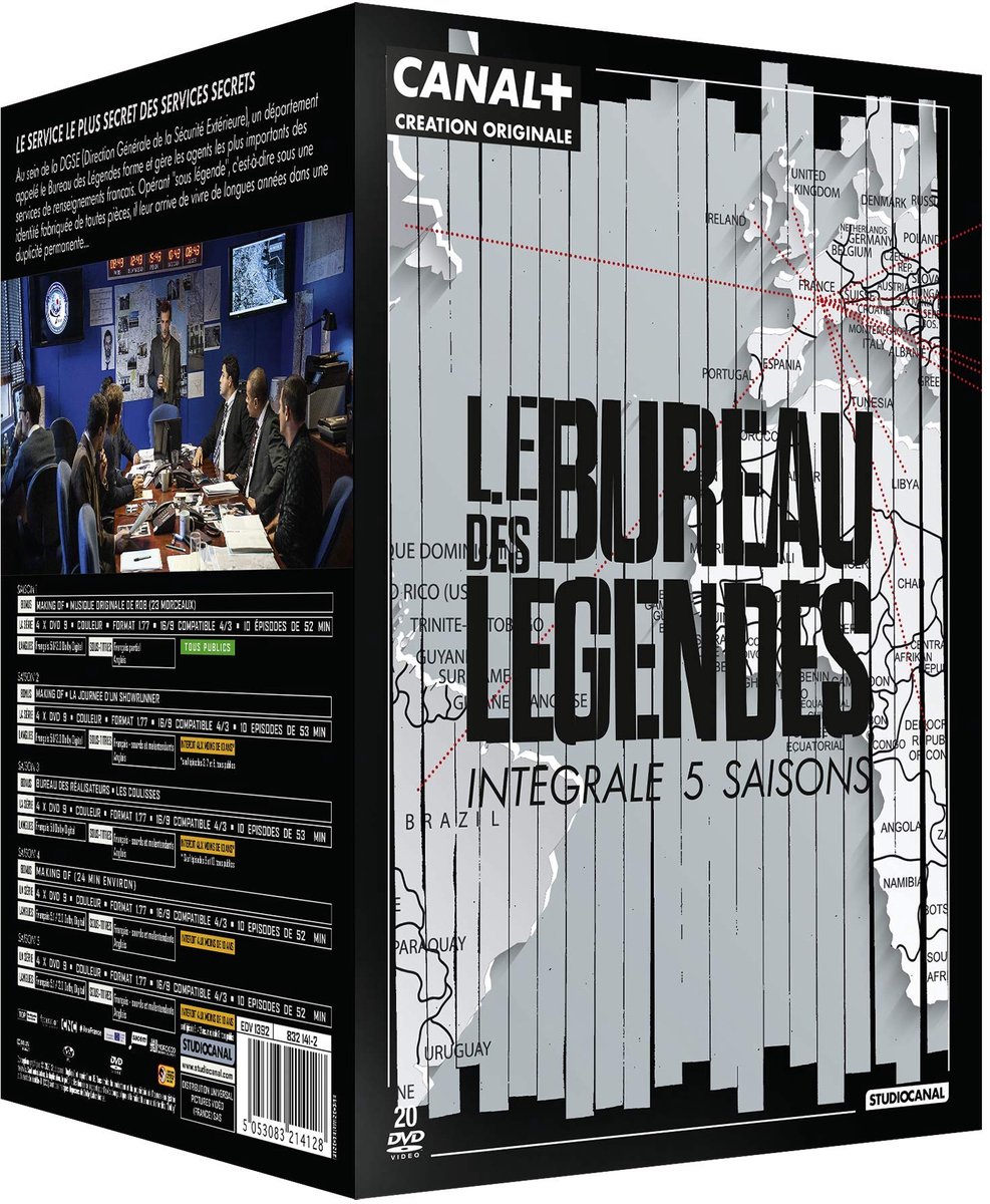 SnelShoppen - Le Bureau Des Légendes - Complete Serie Seizoenen 1 tot en met 5 - Spannende Franse Spionageserie - 5 Seizoenen Vol Plezier en Intrige -