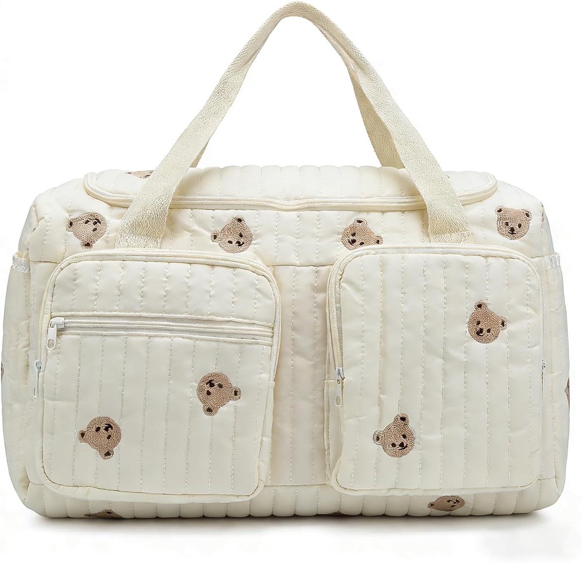 Schattige Padded Luiertas voor Vrouwen - Lichtgewicht Weekendtas voor Babyspullen, Perfect voor Binnen en Buiten Gebruik