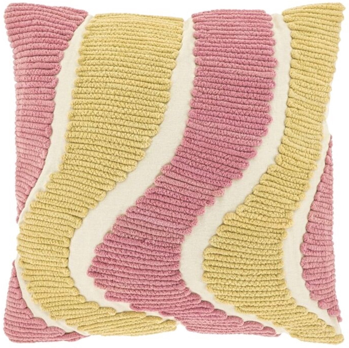 Unique Living Sierkussen Charly - Flamingo Pink - 45x45cm Roze