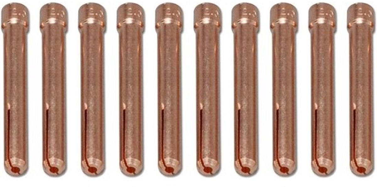TIG-spantangenset - onderdelen voor lassen - voor precisielassen - van koper - 2.0mm