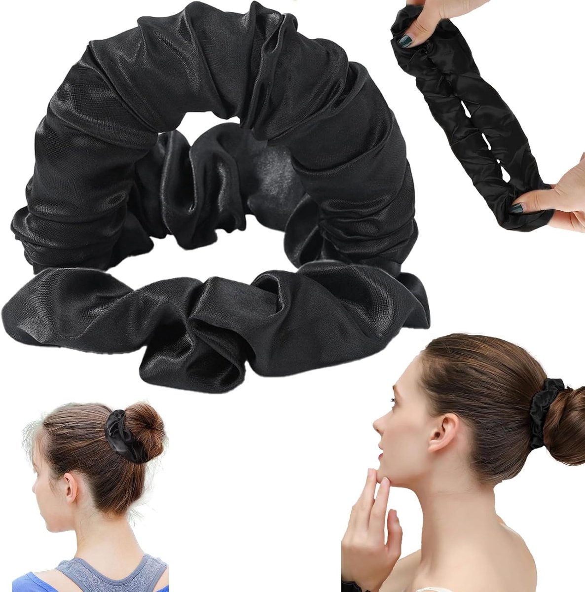 Haarkruller zonder warmte - Zachte curlingband - Perfect voor slapen - Gezonde krullen - ShopVlot