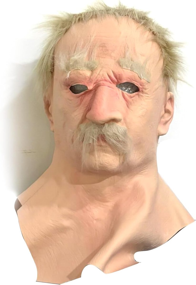 Realistisch Oudeman Masker voor Halloween - Enge Kostuums en Cosplay Accessoires voor Feestjes en Evenementen