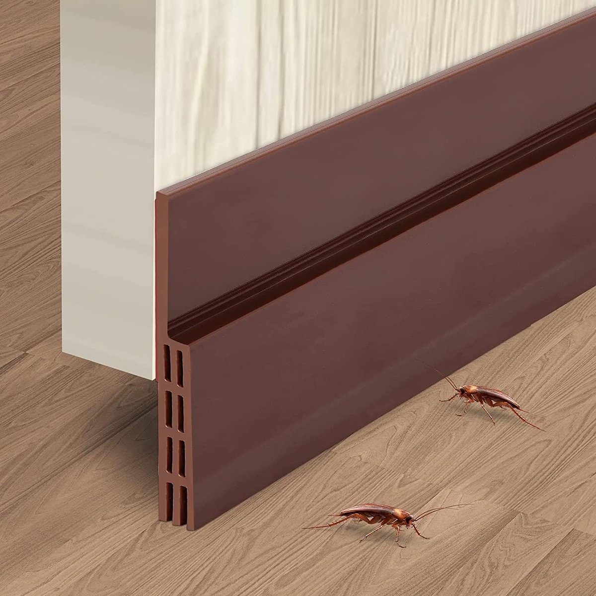 Zachte Siliconen Sealing Tape voor Geluiddemping, Anti-Noise, Stof- en Koude Luchtafsluiting, 200 cm x 5 cm, Bruin