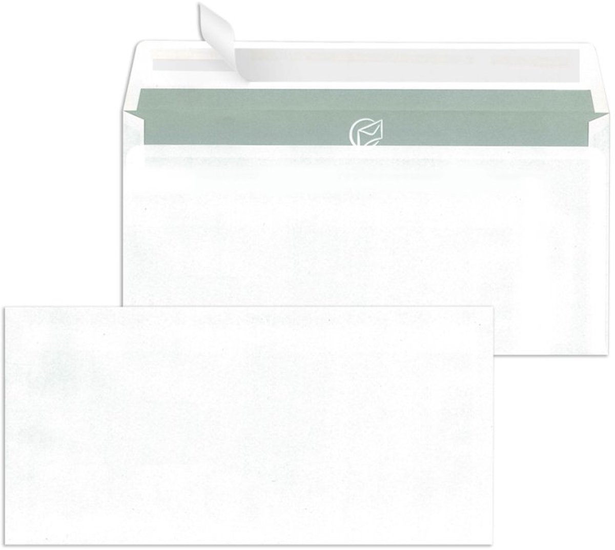 MAILmedia enveloppen DIN lang, zelfklevend, wit, 1000 stuks