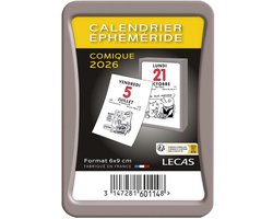 LECAS scheurkalender éphémeride, neutraal, 60 x 90 mm, 2027