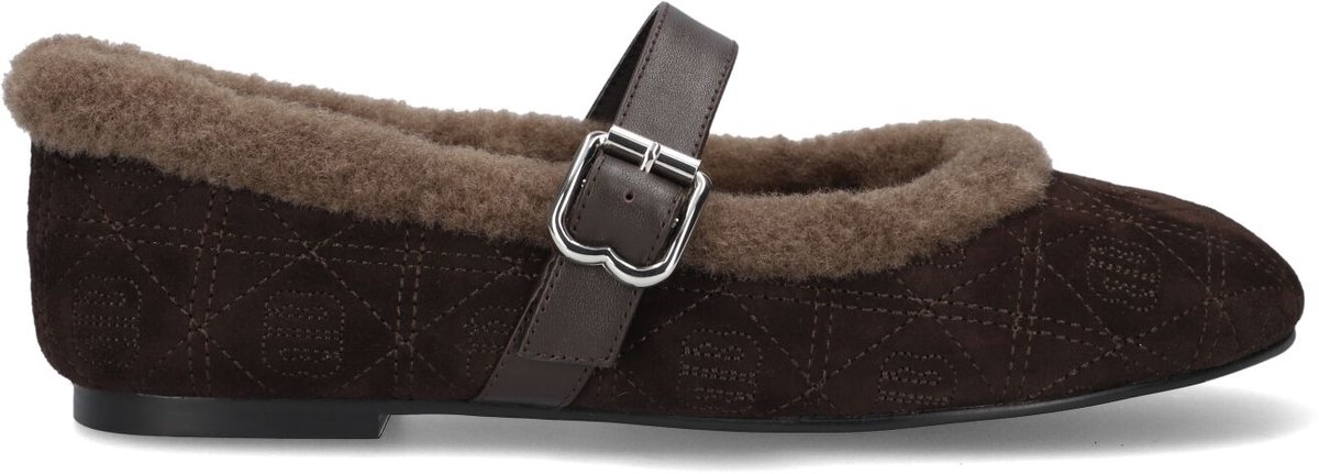 Bibi Lou Elen Ballerinas Ballerina's Dames - Bruin - Maat 37