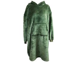 Unique Living - Hoodie Oversized Winter Green -70x110cm