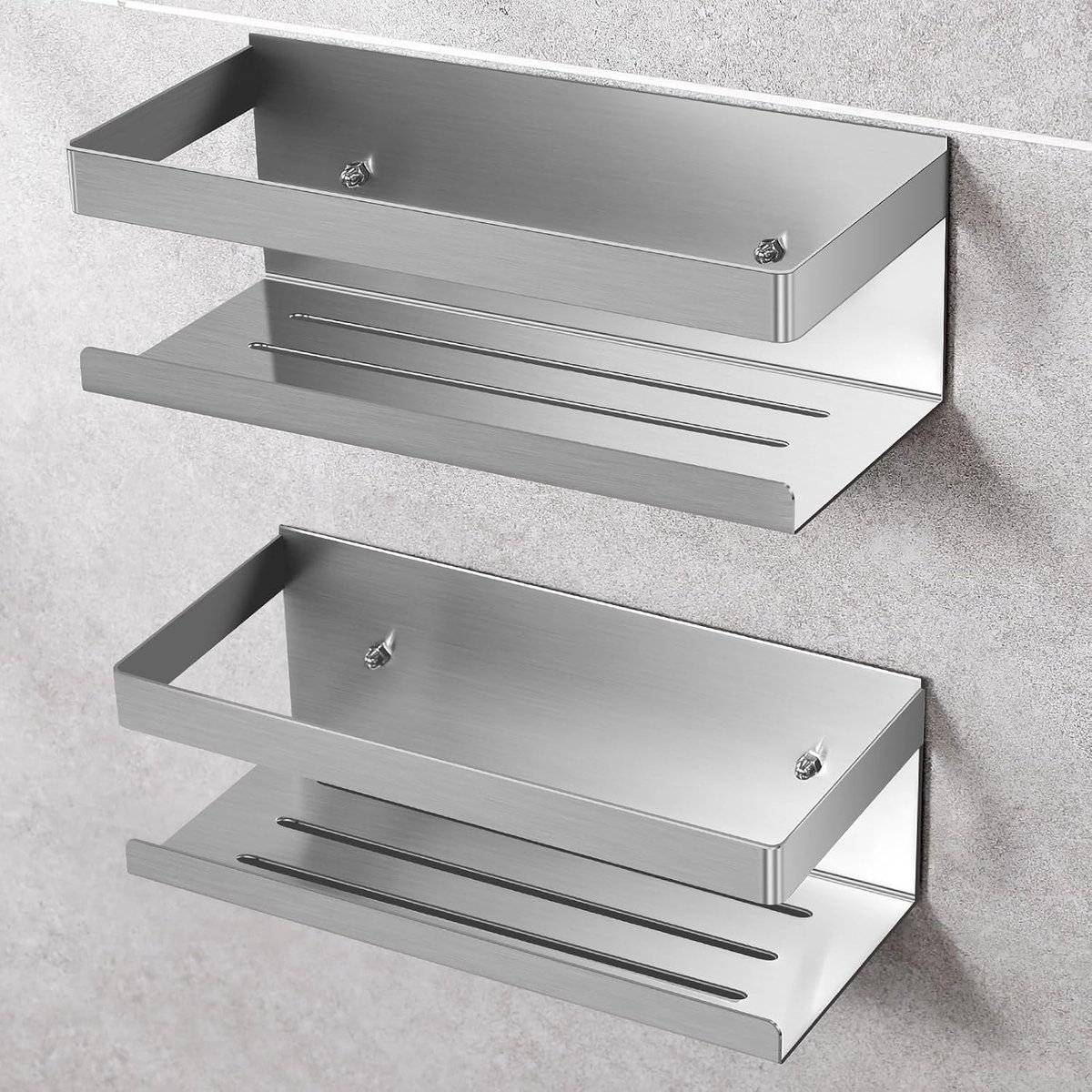 Doucherek - Zonder Boren - Waterbestendig - Zilver - Stevig