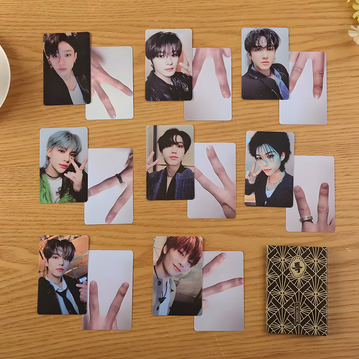 KPOP Stray Kids 5-STAR The 3rd Album Photocard variant E Colour Backdrop [Fotokaarten]