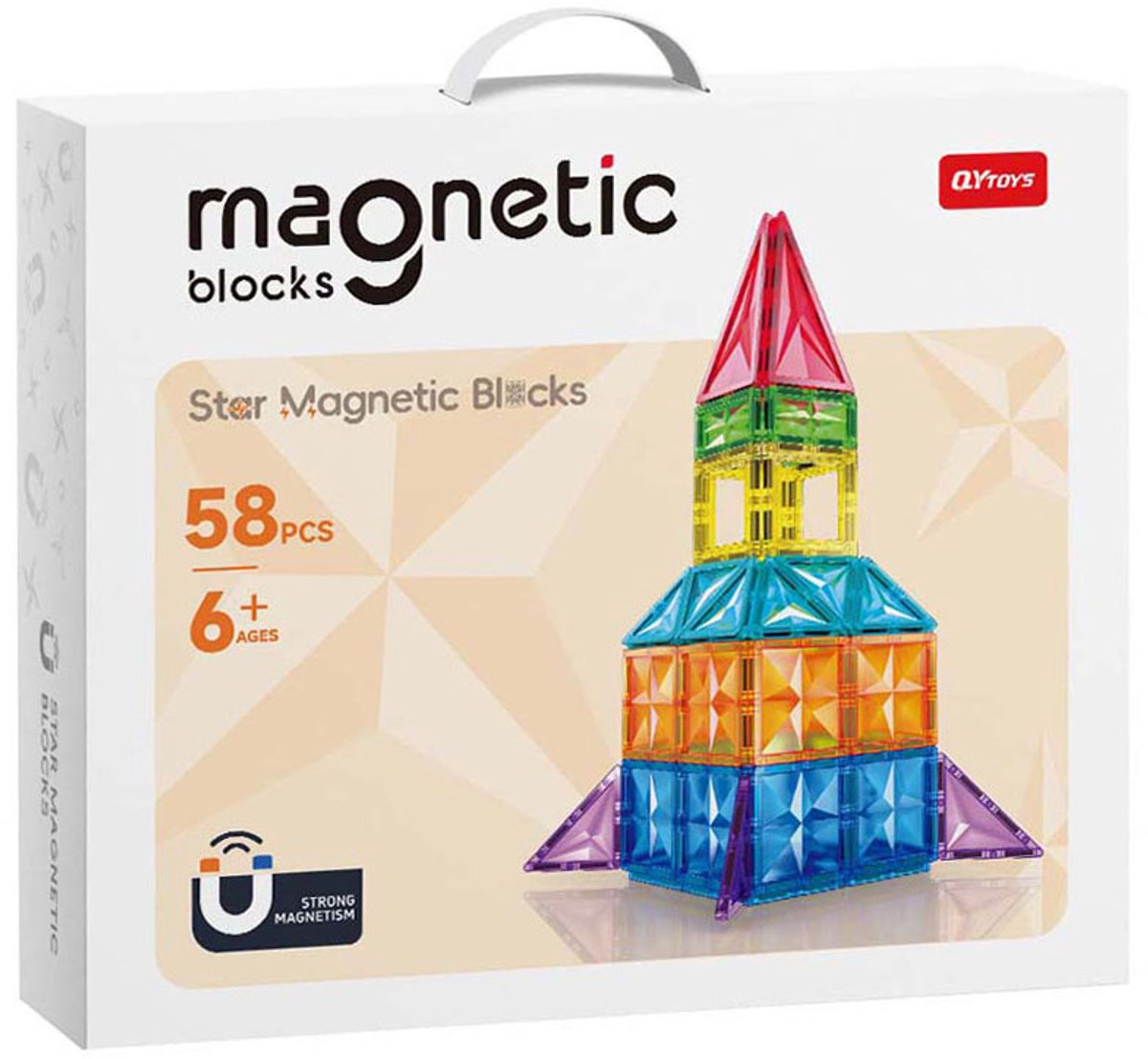 Magnetische Bouwset - 58dlg.