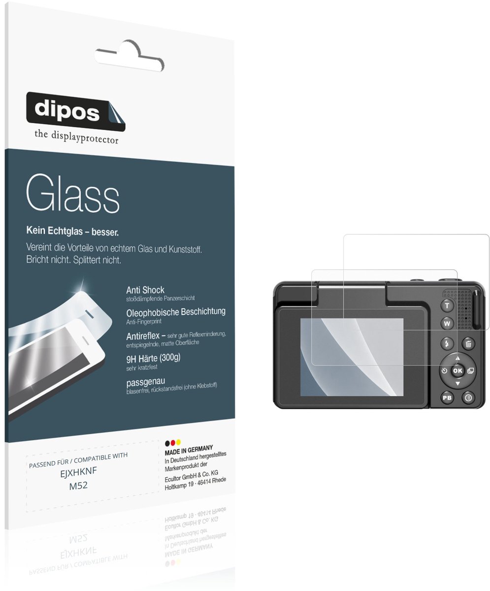 dipos – 2x Matte Pantserfolie geschikt voor EJXHKNF M52 | 9H Screenprotector
