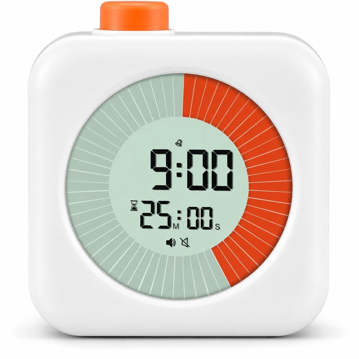 Elzusha - 3-in-1 Digitale Timer met Draaiknop en Stil Alarm