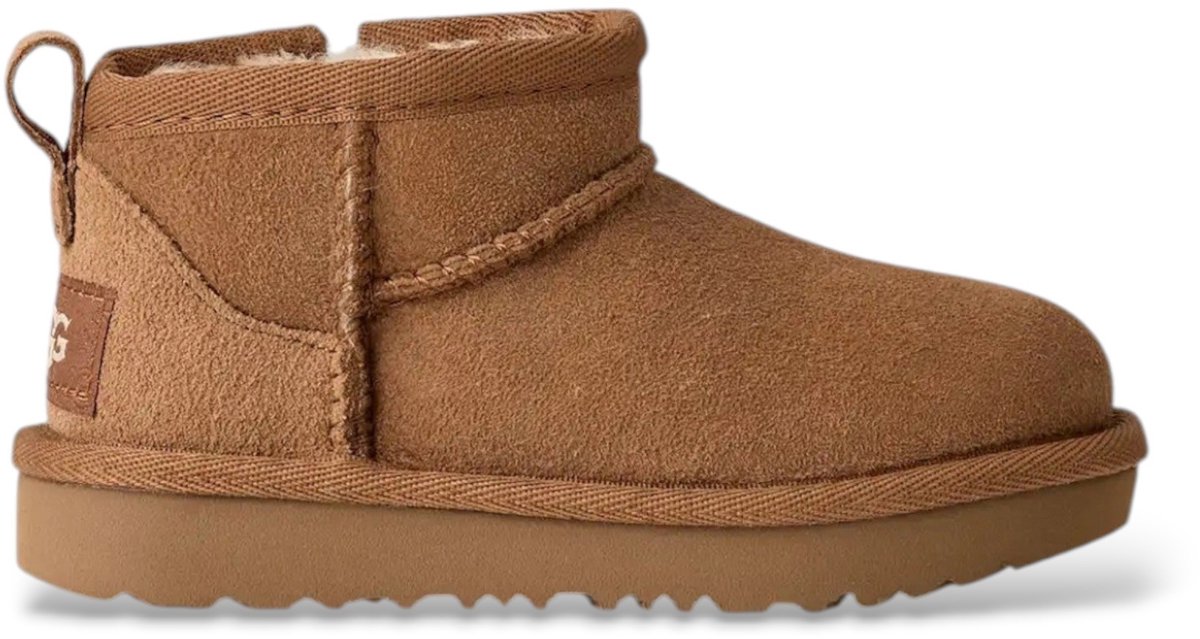UGG Leren Classic Ultra Mini laarzen
