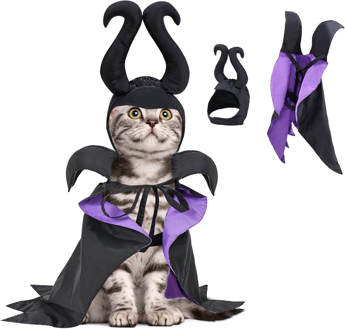 Halloween Kostuum voor Honden en Katten - Bloedige Zombie Cape voor Kleine Honden en Katten, Perfect voor Feestjes en Verkleedpartijen