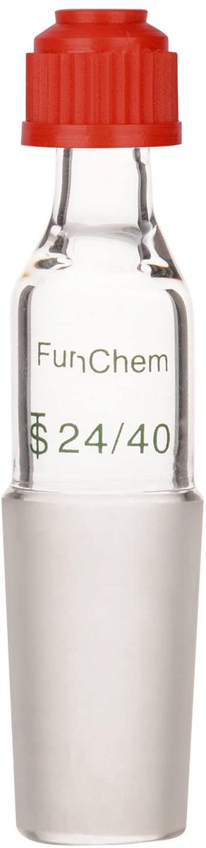 Elzusha - Inlaatadapter voor Thermometer - Borosilicaatglas 24/40