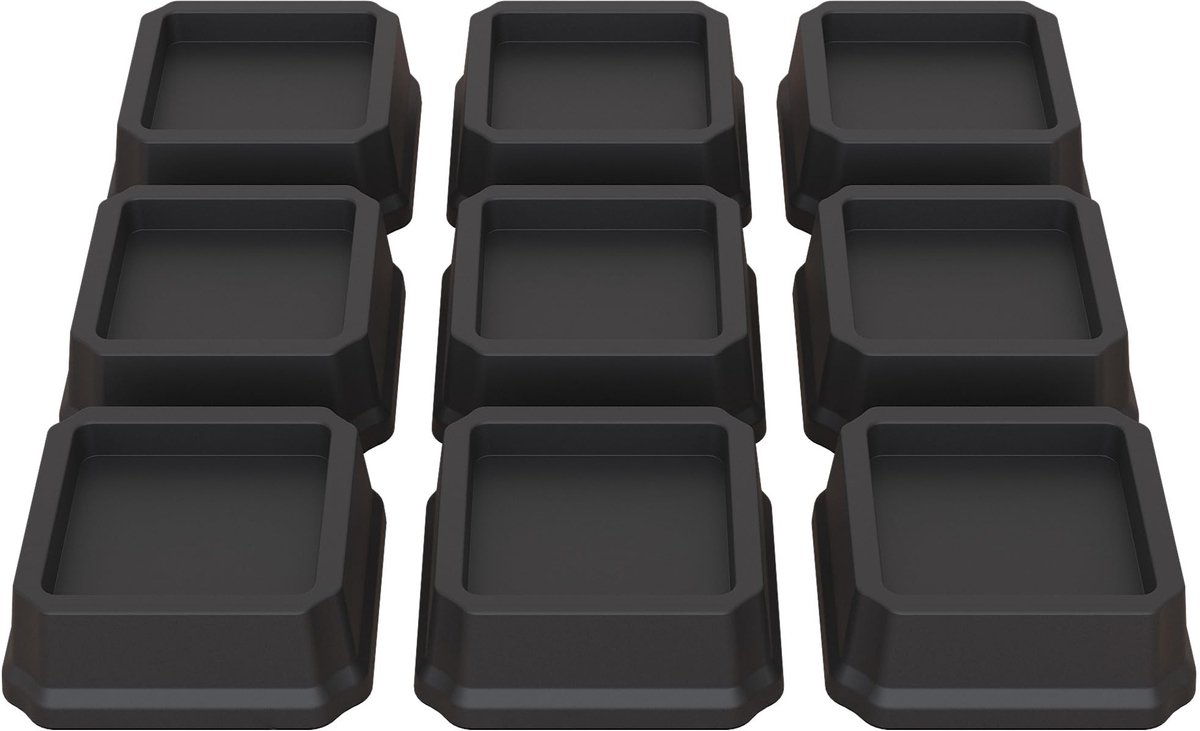 Elzusha - Set van 9 Bedverhogers 2.5 cm voor Zware Meubels