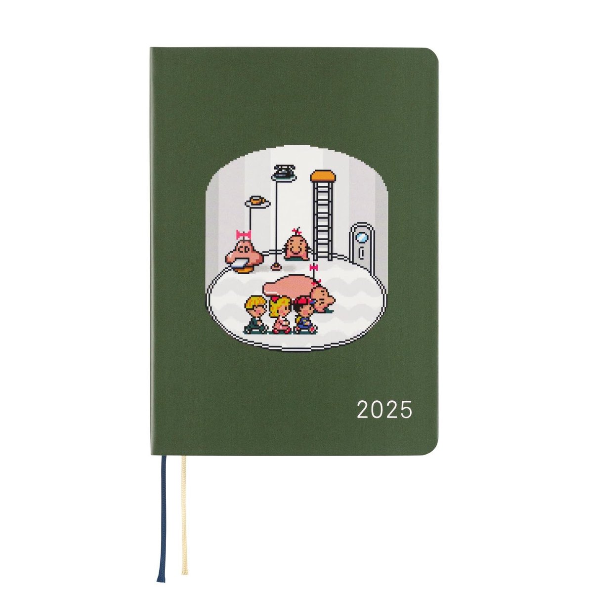 Elzusha - Techo 2025 A6 Planner - Dagelijkse Kalender in Groen