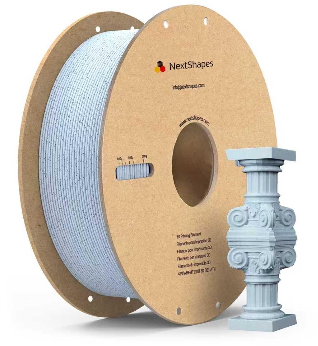Elzusha - 3D Printer Filament - 1.75mm voor Duurzame Prints in Marmerkleur