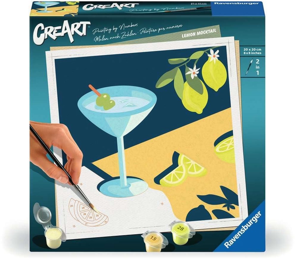 Elzusha - Creatieve Schilderset voor Volwassenen - Mocktail Zitrone