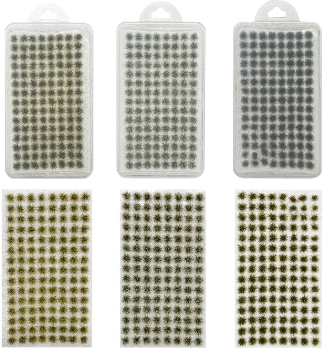 SPHProducts - Statische Gras Tufts - Modelbouw - Landschapsdecoratie - Geel