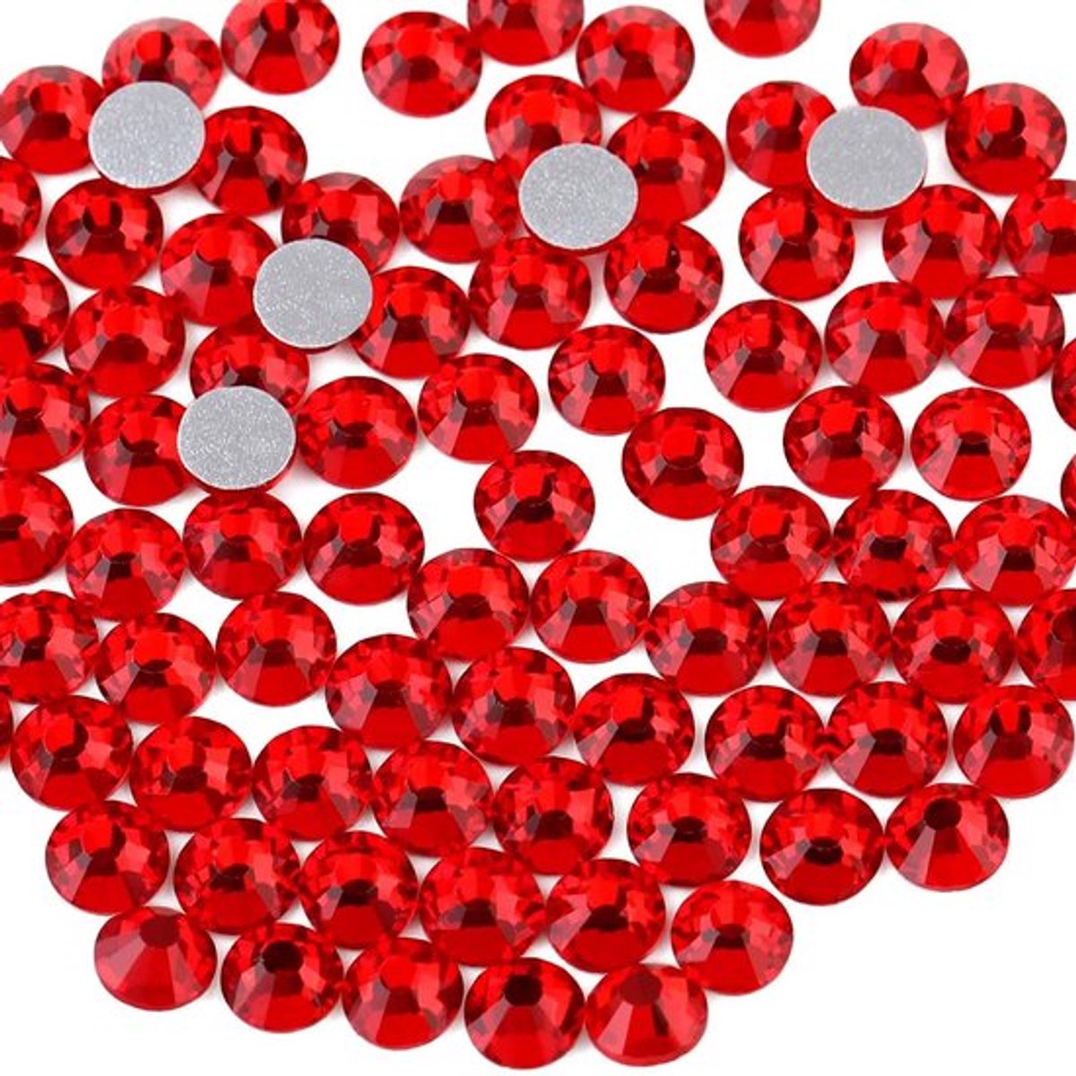 Onf3 - Ronde kristallen - Strass-steentjes - Kristallen met platte achterkant