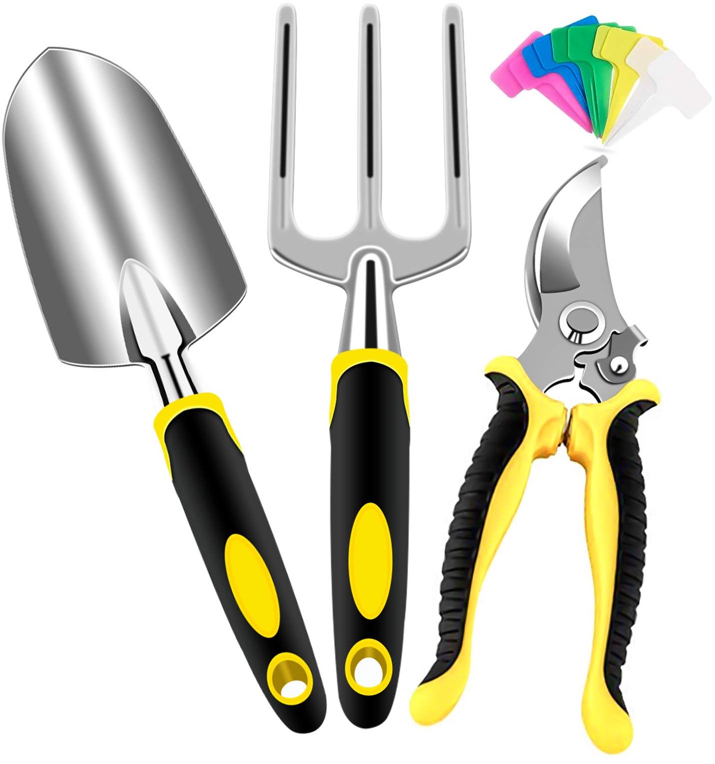 Tuingereedschapsset 3-delig - met tuinschaar, schep en vork - ideaal voor tuinonderhoud - ServiceTopper