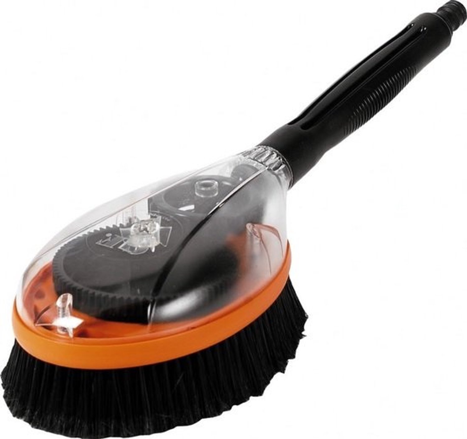 Transparante roterende wasborstel 1/2 inch voor auto bij lage waterdruk - 20x13 cm
