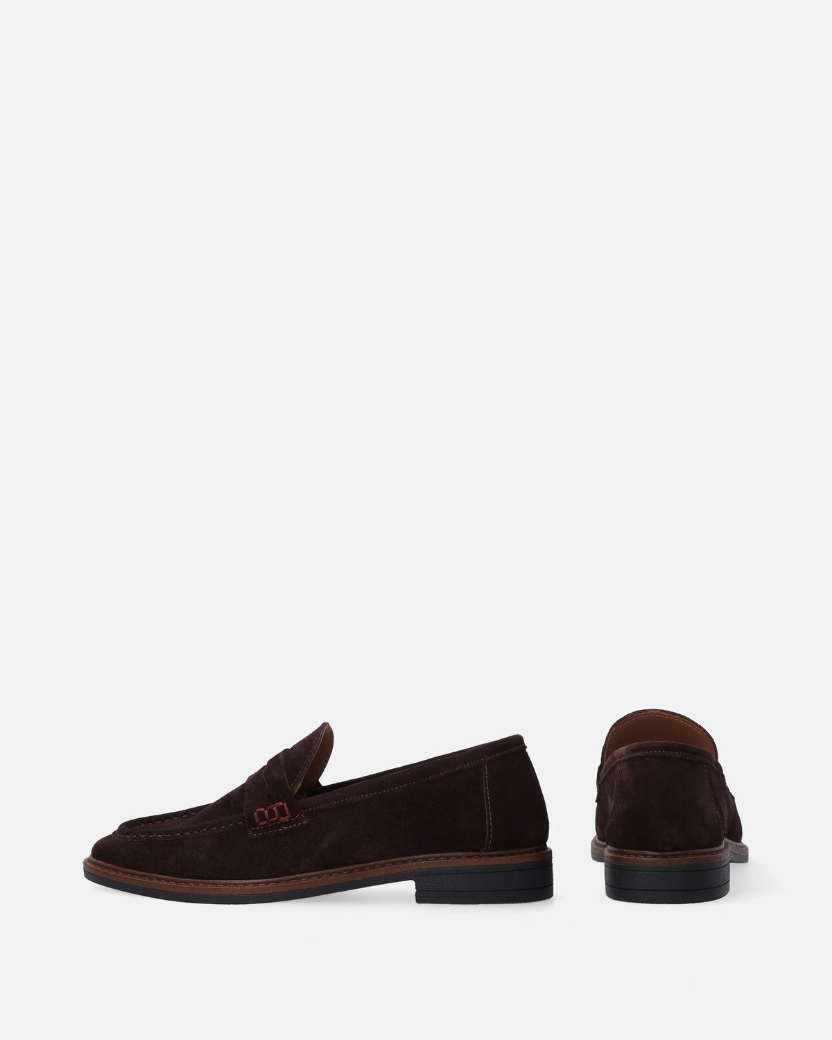 Damesmocassins - Bruin - Suède - Maat 38
