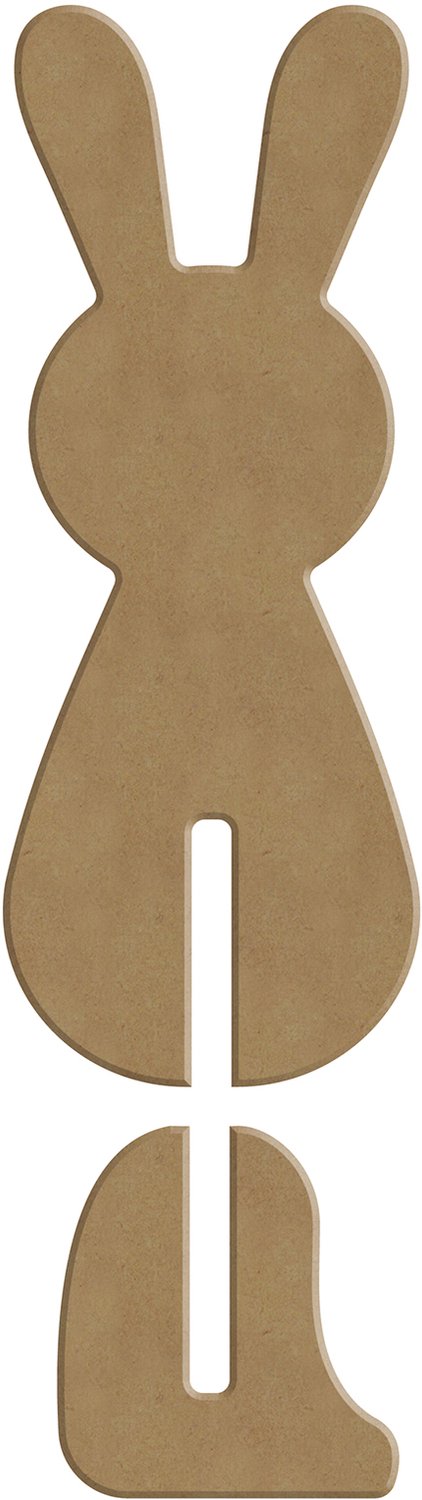 Gomille Gomille MDF Figuur Konijnen 3 stuks.