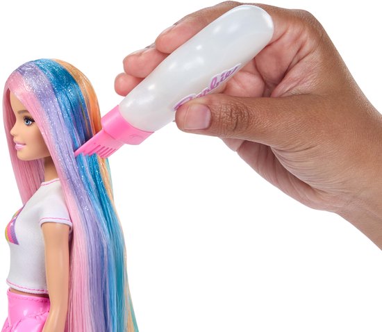 Barbie Modepop met extra lang schitterend regenbooghaar en 12 stylingaccessoires — cadeau in Spellen & Speelgoed - foto 2