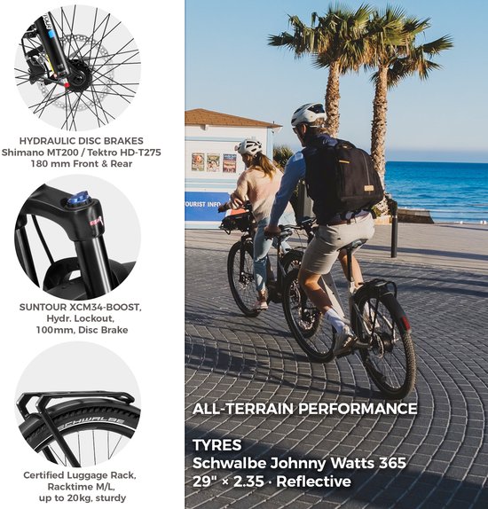 DERUIZ Mica Pro S/M – Elektrische Fiets Dames & Heren – Lage Instap – 250W Middenmotor – 110Nm – 720Wh Samsung Accu – Tot 180 km Actieradius – Enviolo Traploos – Gates Riem – Hydraulische Schijfremmen – 27,5 Inch – Zijde Chiffon — afbeelding 3