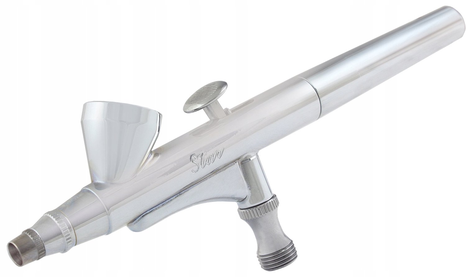 Merkloos Aerograaf met 2ml Tank en 0.2mm Mondstuk - Precisiewerk