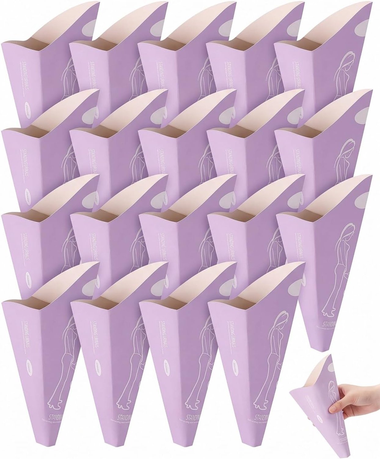 Disposable urinal vrouw 20 stuks - hygiënisch en draagbaar - ideaal voor reizen - Homevero